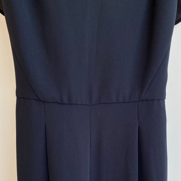 Reiss London Amika Cross Back Ruffle Jumpsuit in Navy Blue sz 2 - Picture 8 of 14